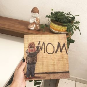 Quadro foto em madeira – Mom